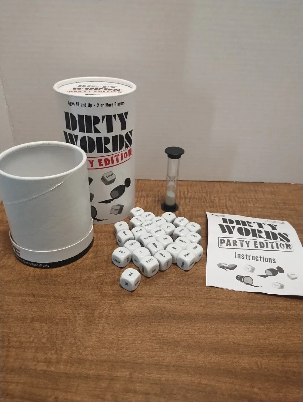 Dirty Words Party Edition Game - White